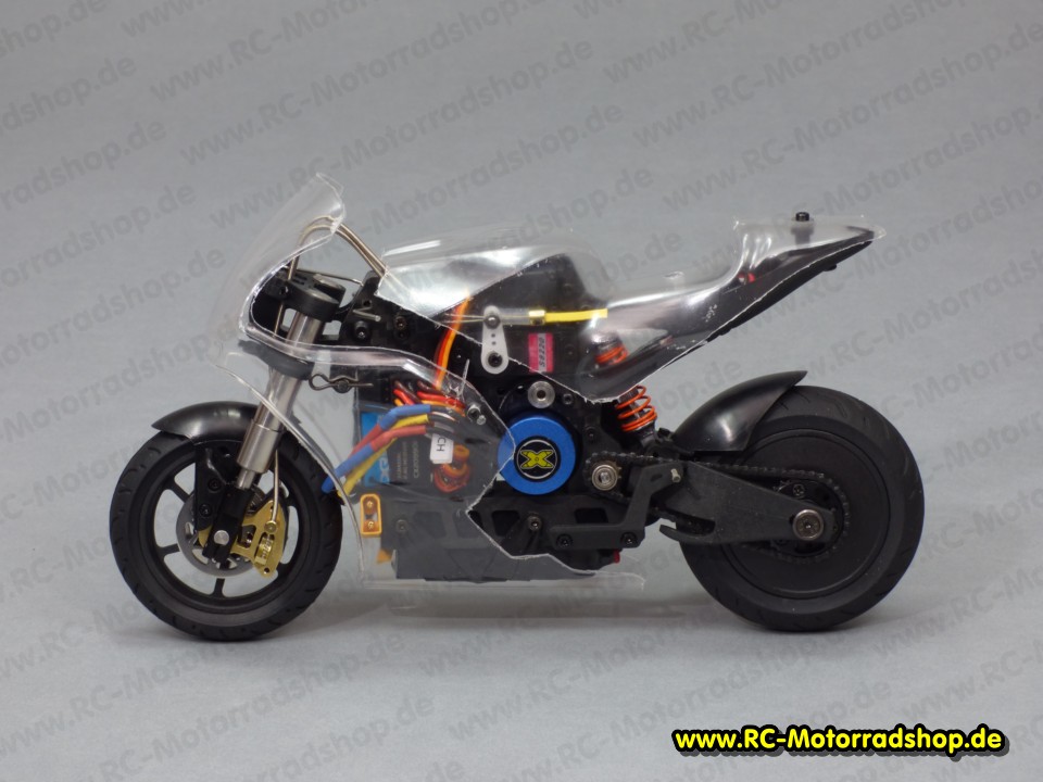 CX3-EVO: 1:10 Motorradmodell X-RIDER CX3 EVO (RTR brushless 4650 kV inkl. Vorderradbremse - fahrbereit aufgebaut) CX3-EVO